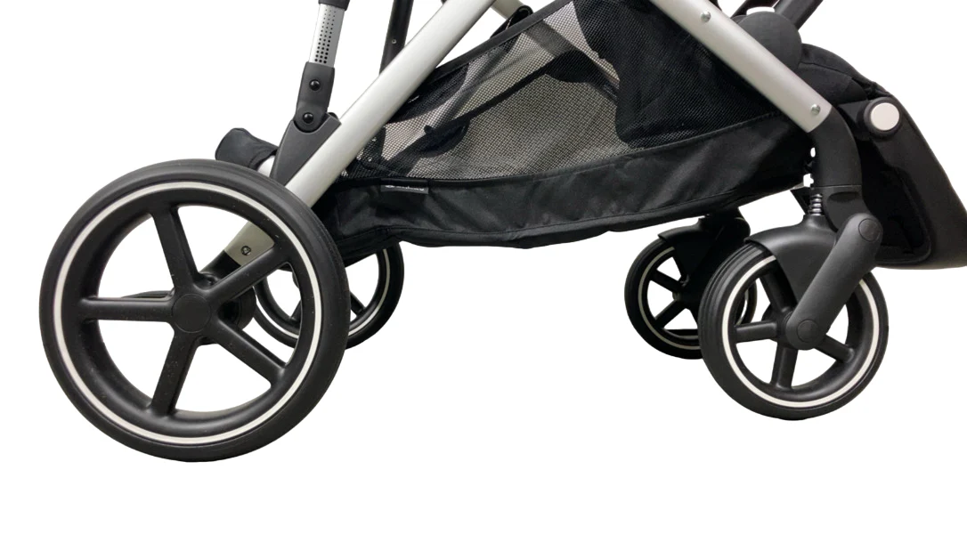 Cybex Gazelle S Modular Stroller, 2024, Silver Frame, Moon Black - Image 8