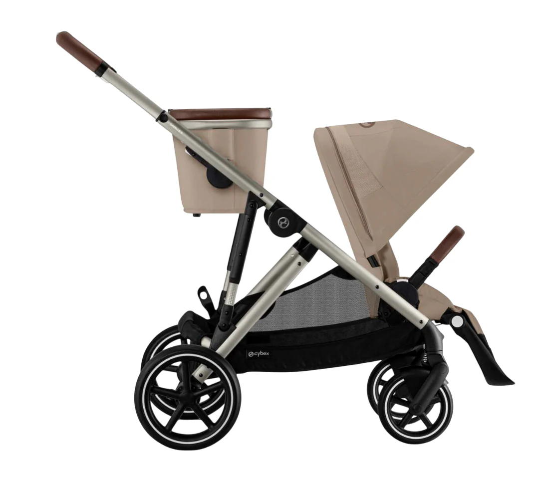 Cybex Gazelle S Modular Stroller, 2025, Almond Beige, Taupe Frame