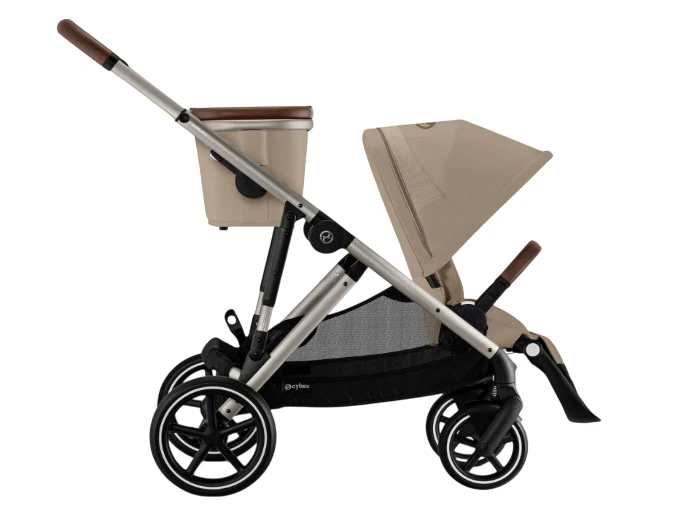 Cybex Gazelle S Modular Stroller, 2025, Almond Beige, Taupe Frame - Image 5