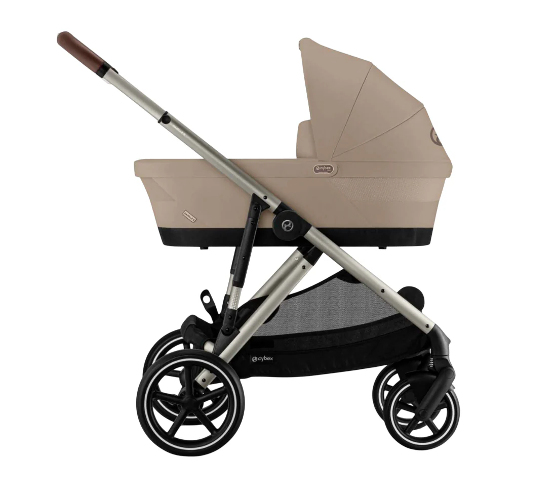 Cybex Gazelle S Modular Stroller, 2025, Almond Beige, Taupe Frame - Image 3