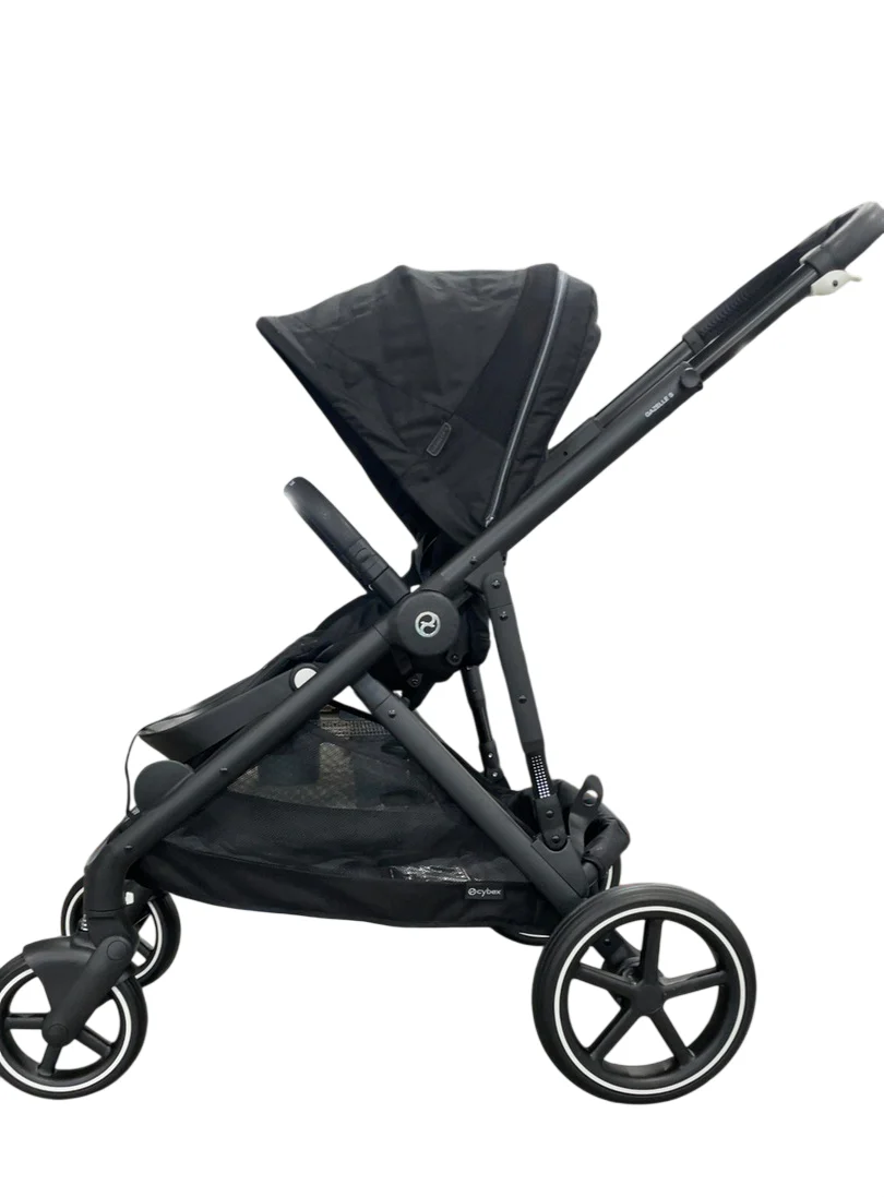 Cybex Gazelle S Modular Stroller, 2025, Black Frame, Moon Black