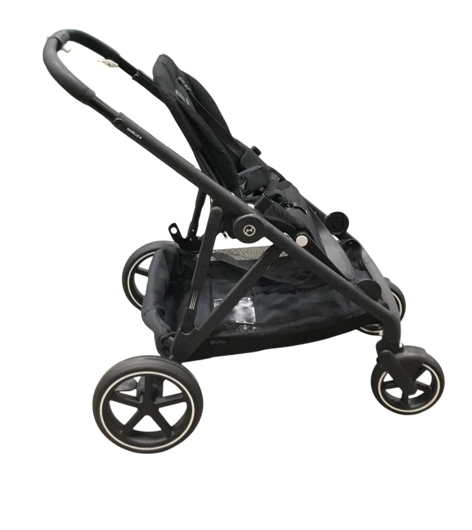 Cybex Gazelle S Modular Stroller, 2025, Black Frame, Moon Black - Image 2