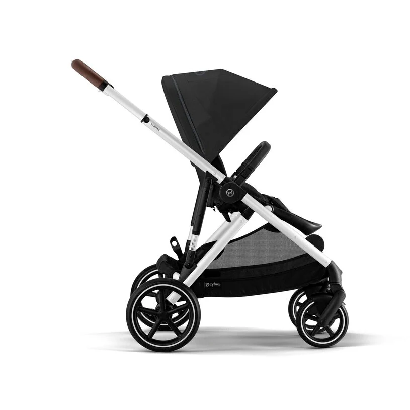 Cybex Gazelle S Modular Stroller, 2025, Moon Black, Silver Frame - Image 3