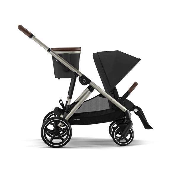 Cybex Gazelle S Modular Stroller, 2025, Moon Black, Taupe Frame - Image 2