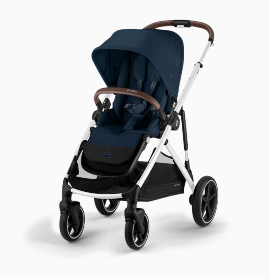 Cybex Gazelle S Modular Stroller, 2026, Ocean Blue, Silver Frame - Image 3
