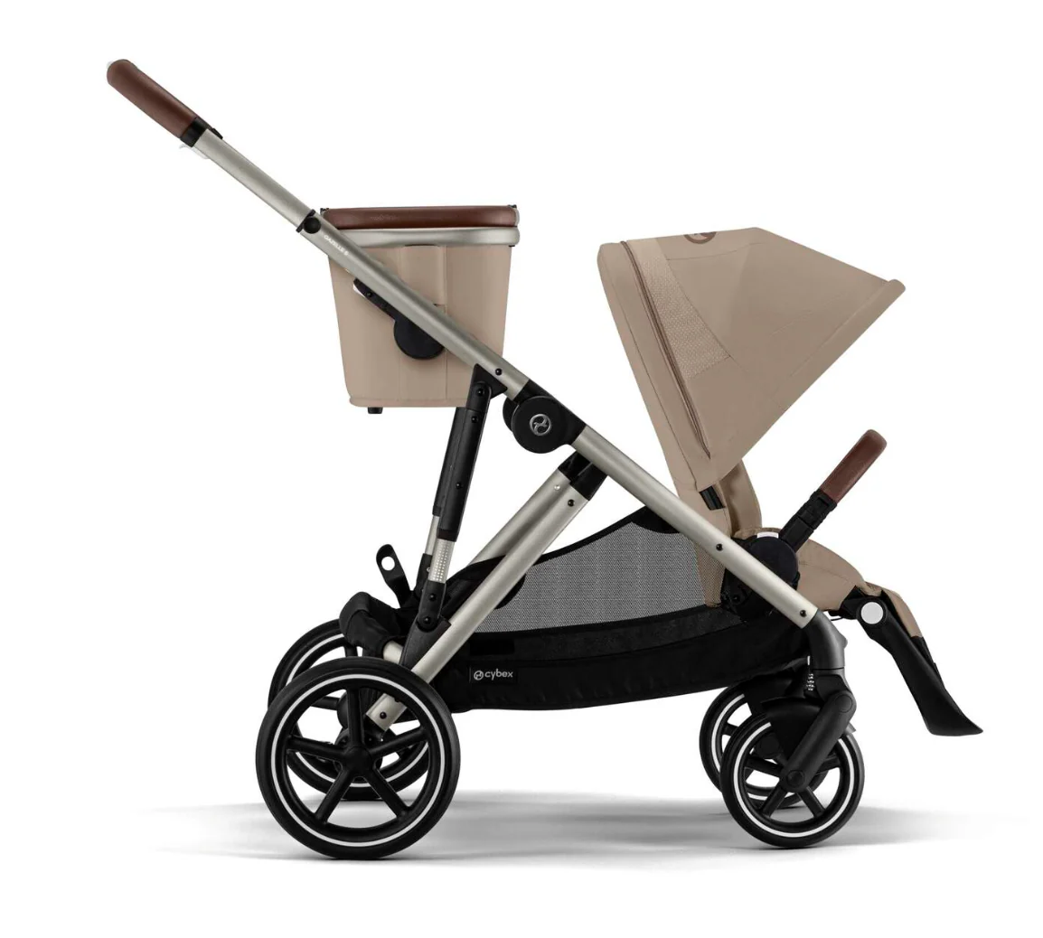 Cybex Gazelle S Modular Stroller, Taupe Frame, Almond Beige, 2025 - Image 5