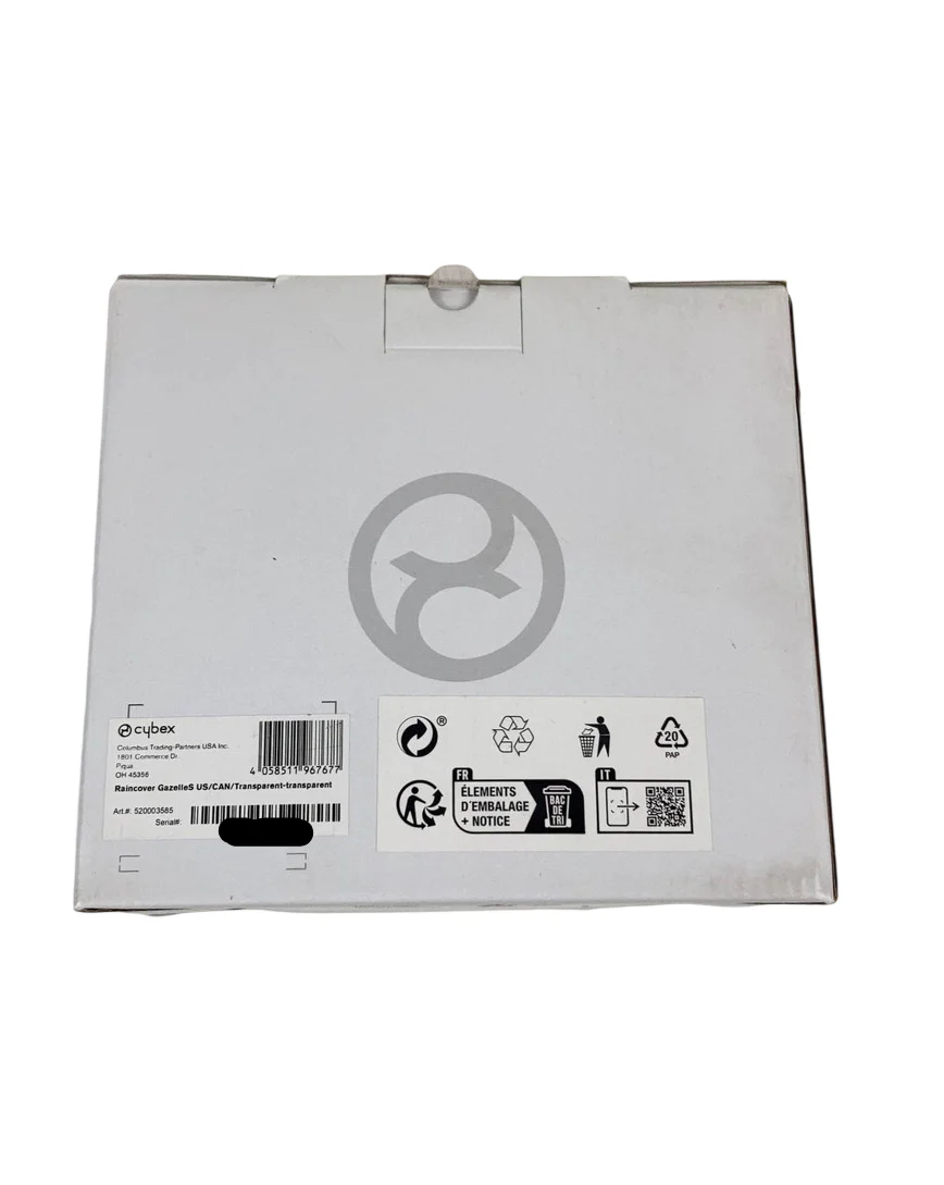 Cybex Gazelle S Rain Cover, Clear - Image 4