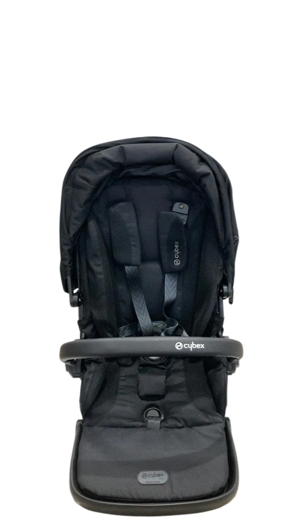 Cybex Gazelle S Seat Unit, Black Bumper Bar, Moon Black - Image 3