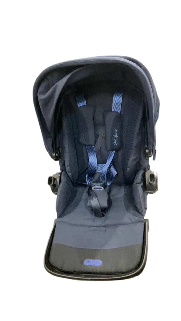 Cybex Gazelle S Seat Unit, Black Bumper Bar, Ocean Blue