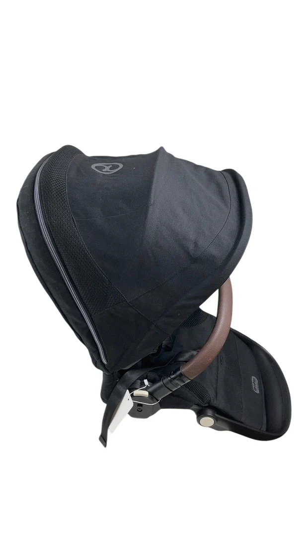 Cybex Gazelle S Seat Unit, Black Frame, Moon Black - Image 2