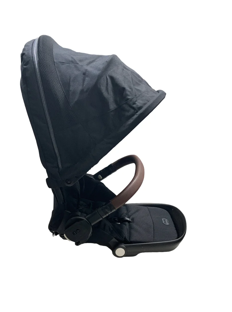 Cybex Gazelle S Seat Unit, Brown Bumper Bar, Moon Black - Image 2