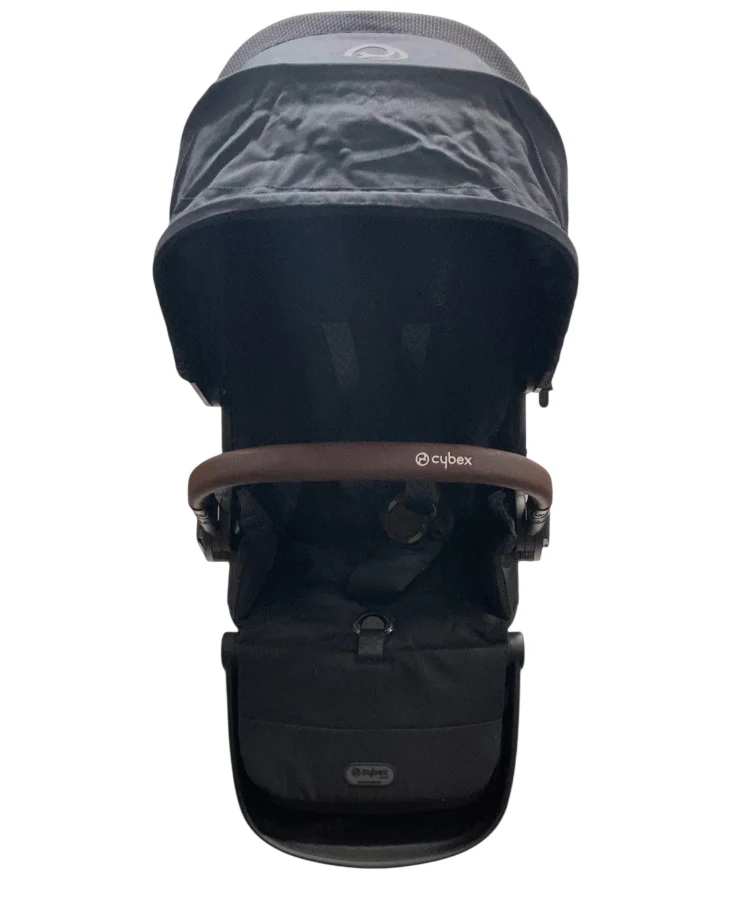 Cybex Gazelle S Seat Unit, Brown Bumper Bar, Moon Black
