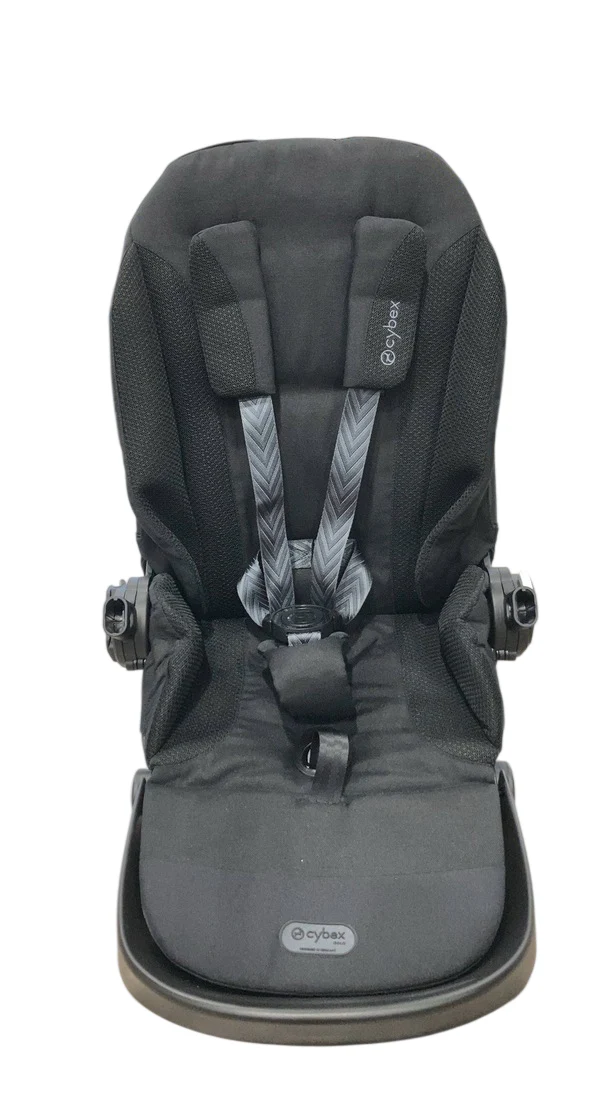 Cybex Gazelle S Seat Unit, Brown Bumper Bar, Moon Black