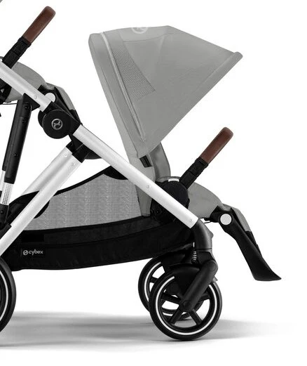 Cybex Gazelle S Seat Unit, Brown Bumper Bar, Stone Grey - Image 3