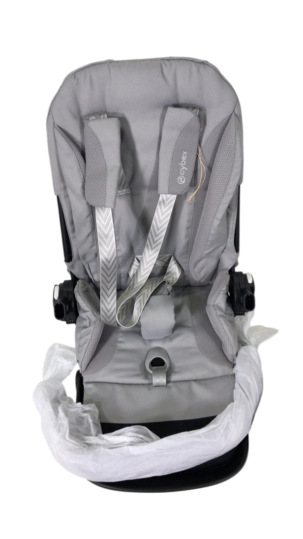 Cybex Gazelle S Seat Unit, Brown Bumper Bar, Stone Grey - Image 2