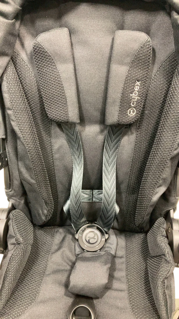 Cybex Gazelle S Seat Unit, Moon Black, Brown Bumper Bar - Image 7