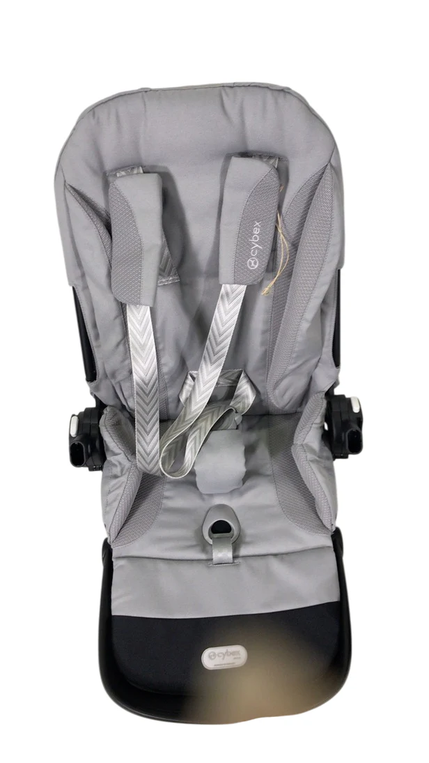 Cybex Gazelle S Seat Unit, Stone Grey, Brown Bumper Bar - Image 3