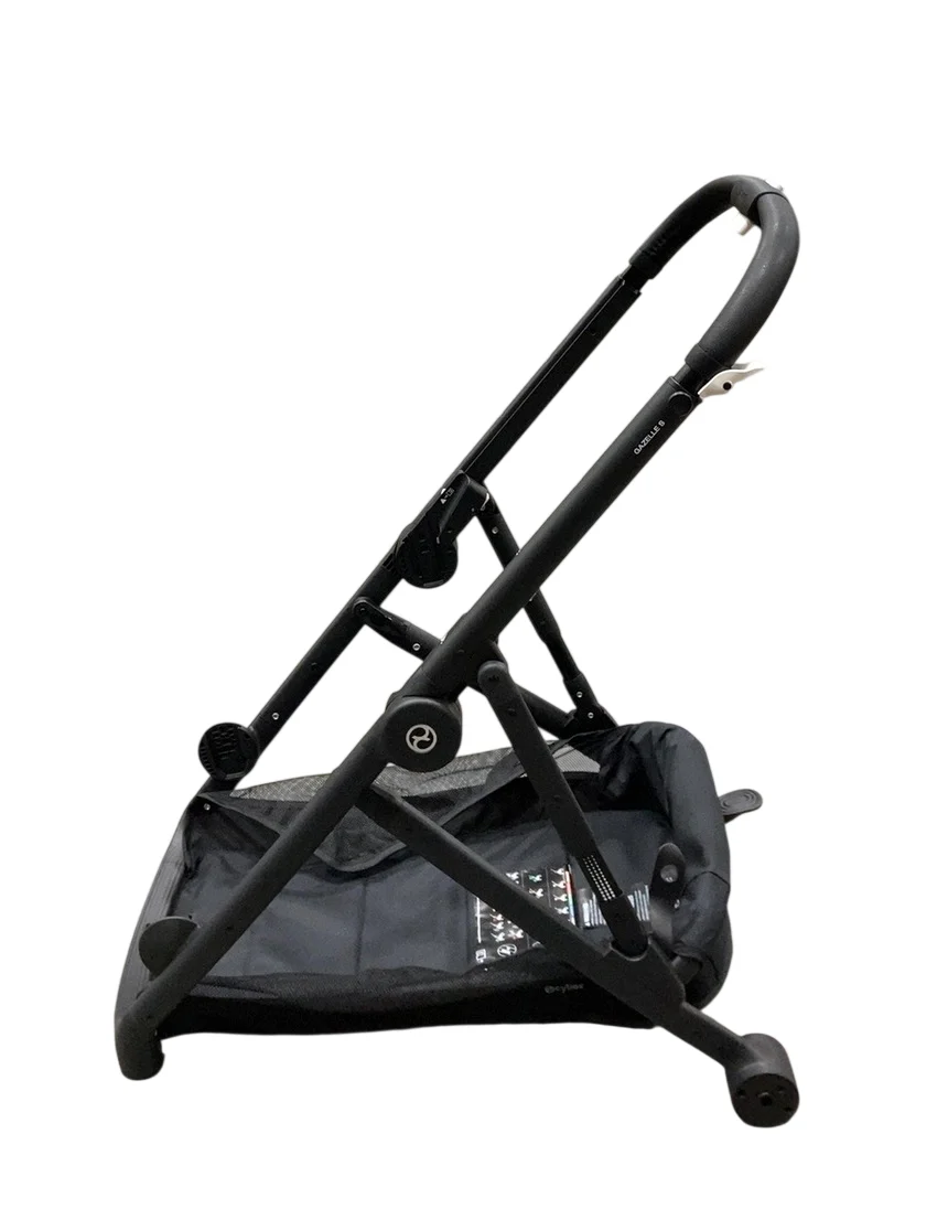 Cybex GAZELLE S Stroller Frame, Matte Black Frame, 2025