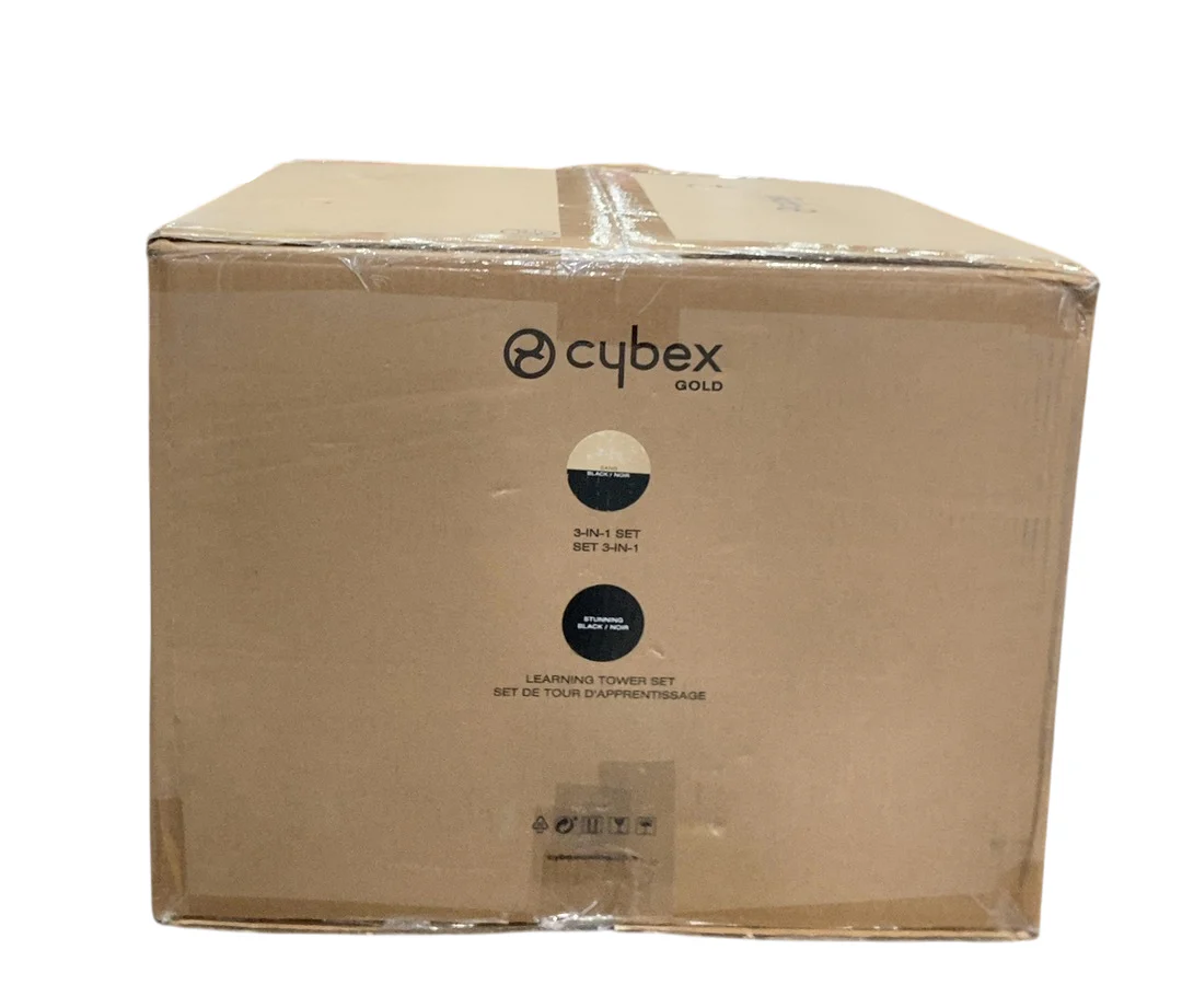 Cybex LEMO 3 in 1 High Chair and Tower Bundle, Sand/Black - Image 2