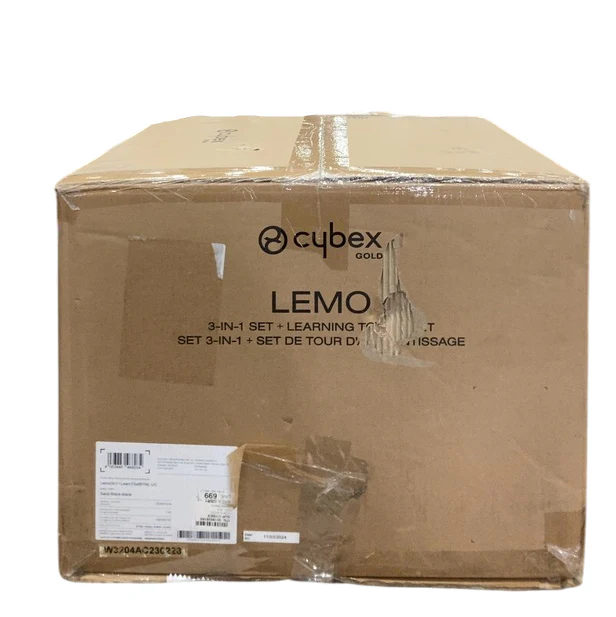 Cybex LEMO 3 in 1 High Chair and Tower Bundle, Sand/Black - Image 3