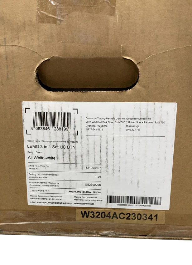Cybex Lemo Chair 3-in-1 Set, All White - Image 3