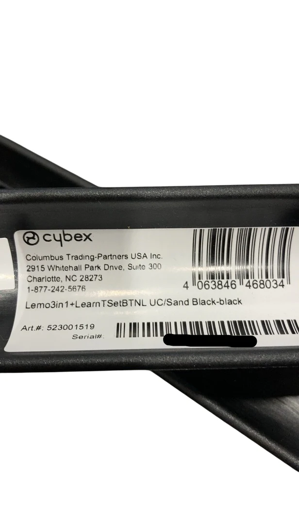 Cybex LEMO Tower Attachment, Stunning Black - Image 2