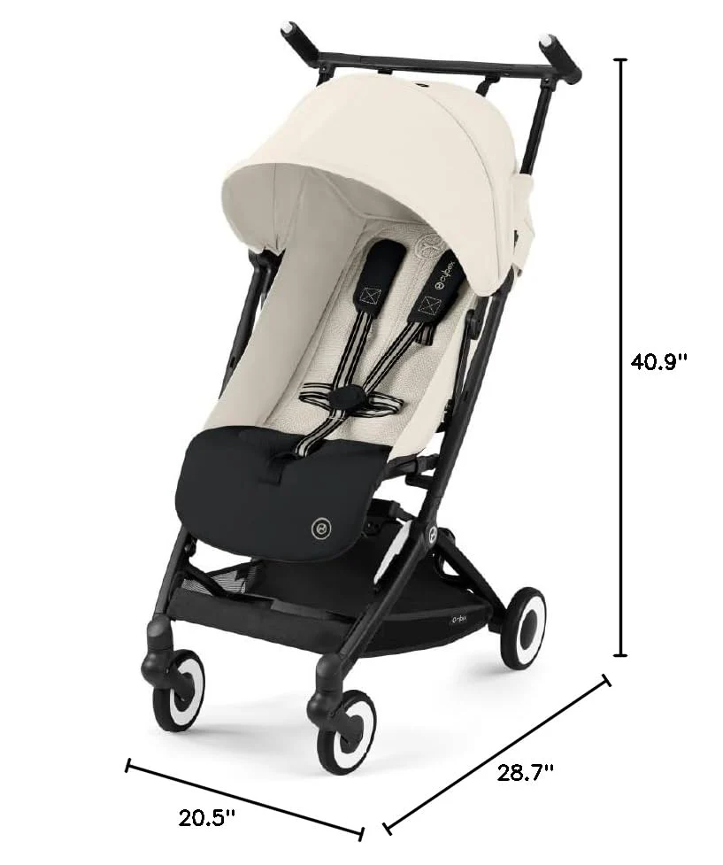 Cybex Libelle 2 Compact Stroller, 2024, Canvas White - Image 4