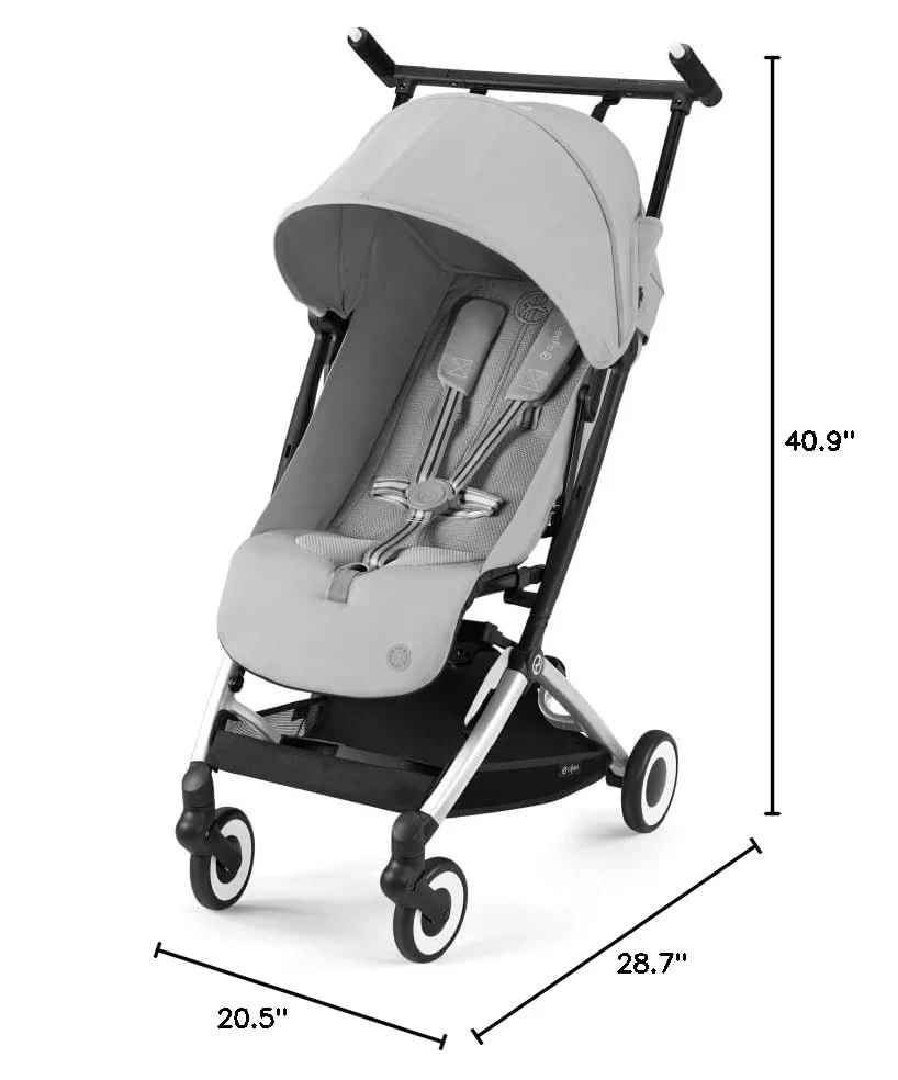 Cybex Libelle 2 Compact Stroller, Fog Grey, 2024 - Image 5