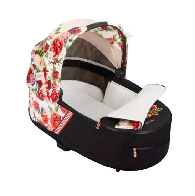 Cybex MIOS LUX Carry Cot, Light Spring Blossom - Image 2