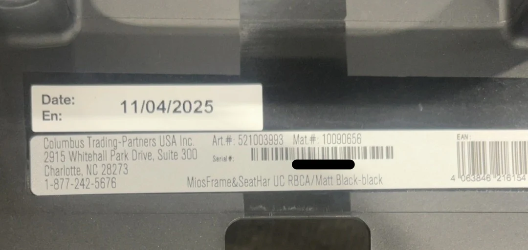 Cybex Mios Seat And Frame, 2025, Matt Black - Image 2
