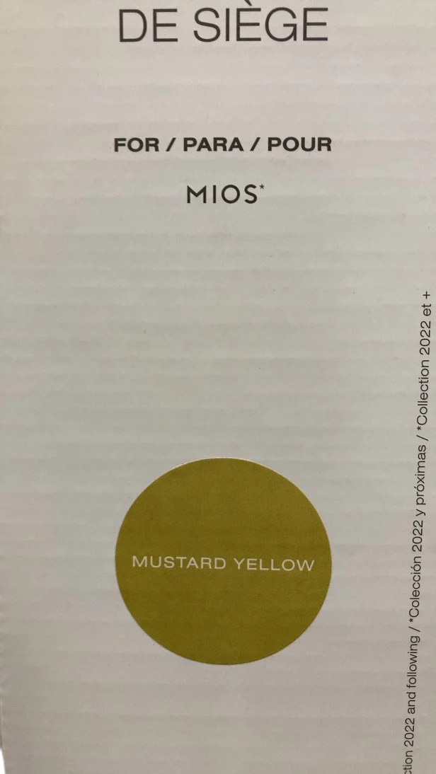 Cybex MIOS Seat Pack, Mustard Yellow - Image 3