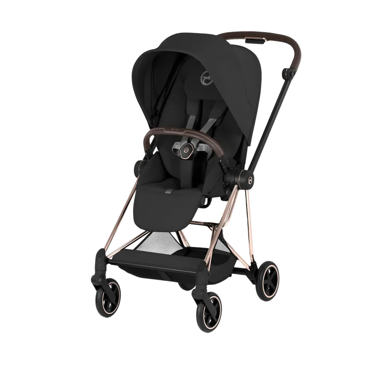 Cybex MIOS Stroller, 2024, Rose Gold, Sepia Black