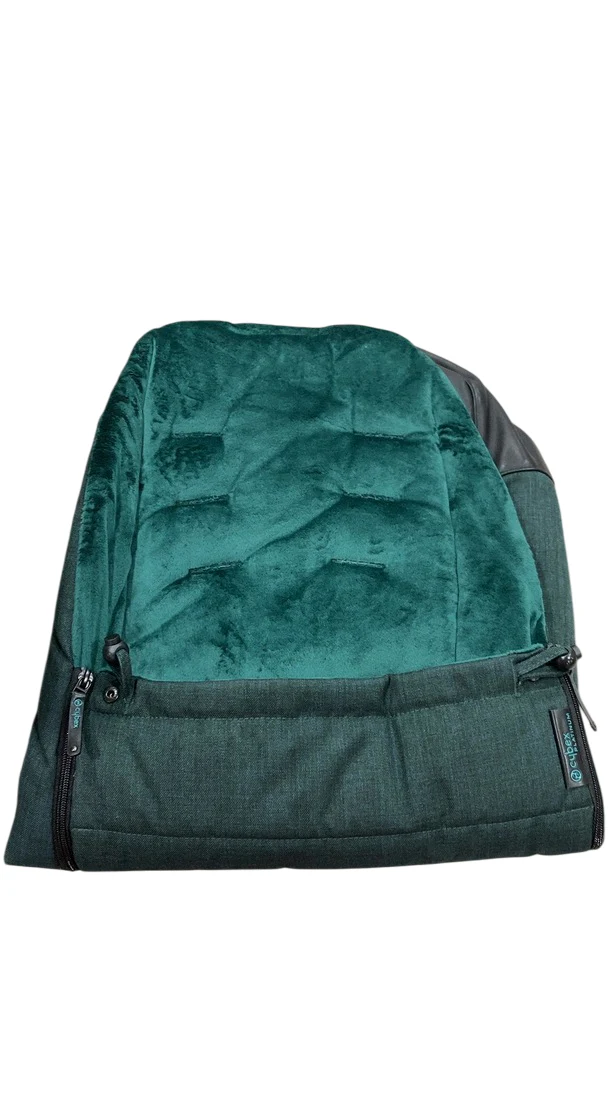 Cybex Platinum Footmuff, Hawaii Denim-Green - Image 3