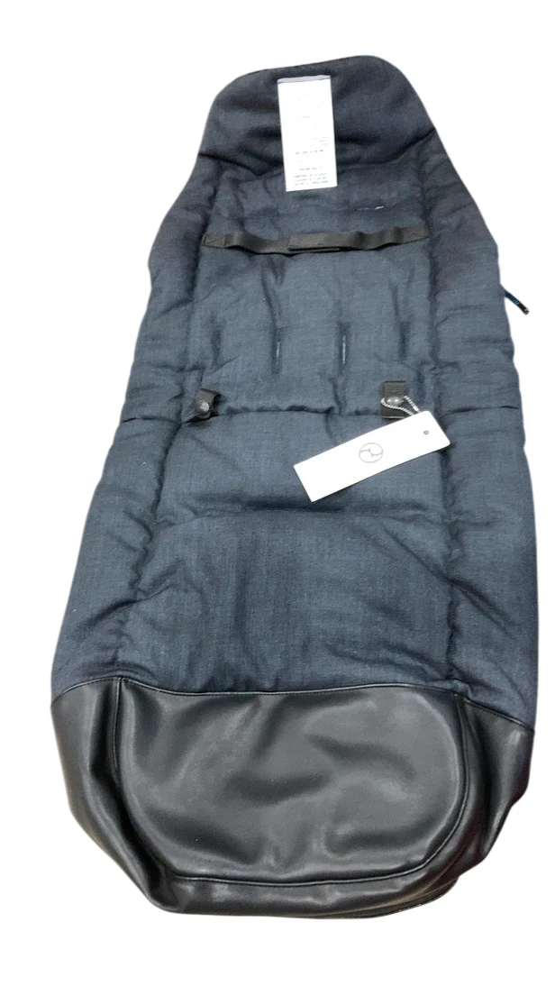 Cybex Platinum Footmuff, True Blue Denim-Navy Blue - Image 2