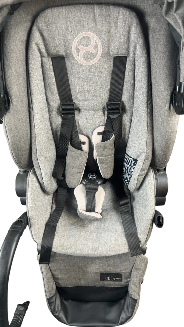 Cybex PRIAM Stroller, 2018, Chrome With Black Details, Manhattan Grey - Image 6