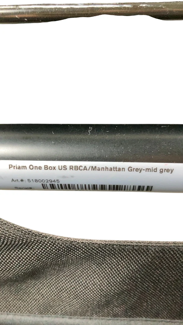 Cybex PRIAM Stroller, 2018, Manhattan Grey, Chrome With Black Details - Image 11