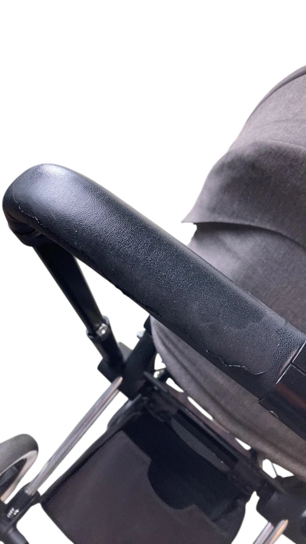 Cybex PRIAM Stroller, 2018, Manhattan Grey, Chrome With Black Details - Image 5