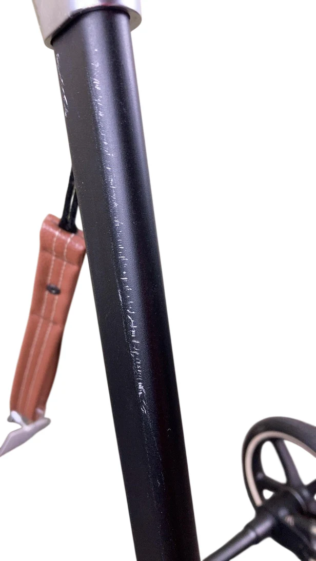 Cybex PRIAM Stroller, 2019, Chrome With Black Details, Manhattan Grey - Image 11