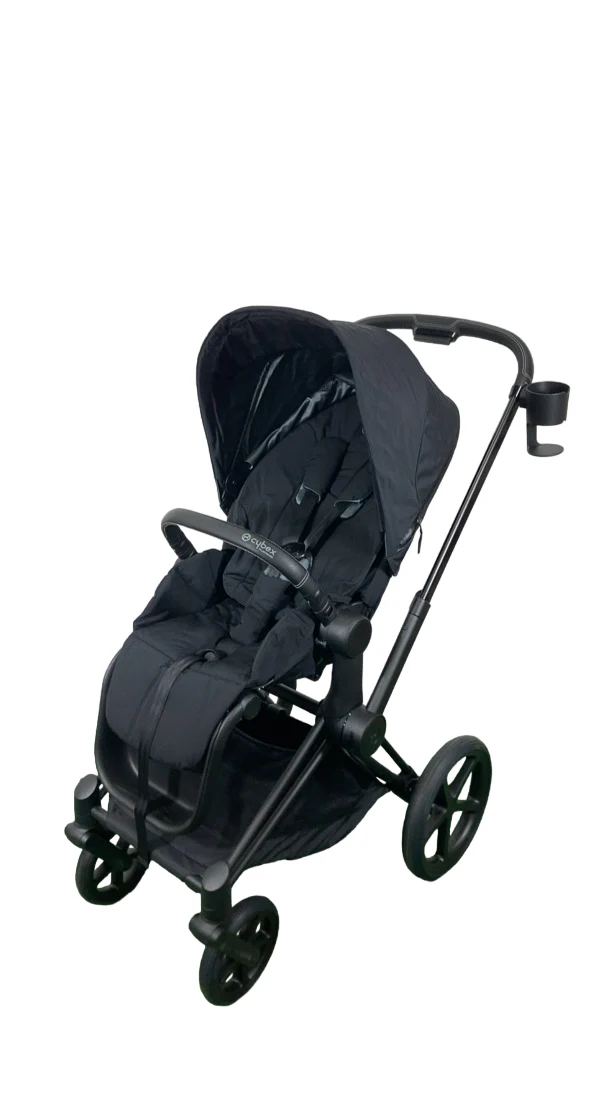 Cybex PRIAM Stroller, 2023, Deep Black, Matte Black - Image 2