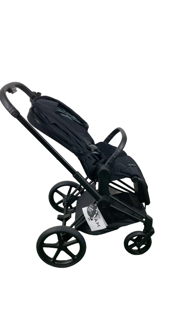 Cybex PRIAM Stroller, 2023, Deep Black, Matte Black - Image 3