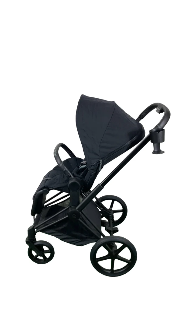 Cybex PRIAM Stroller, 2023, Deep Black, Matte Black - Image 4