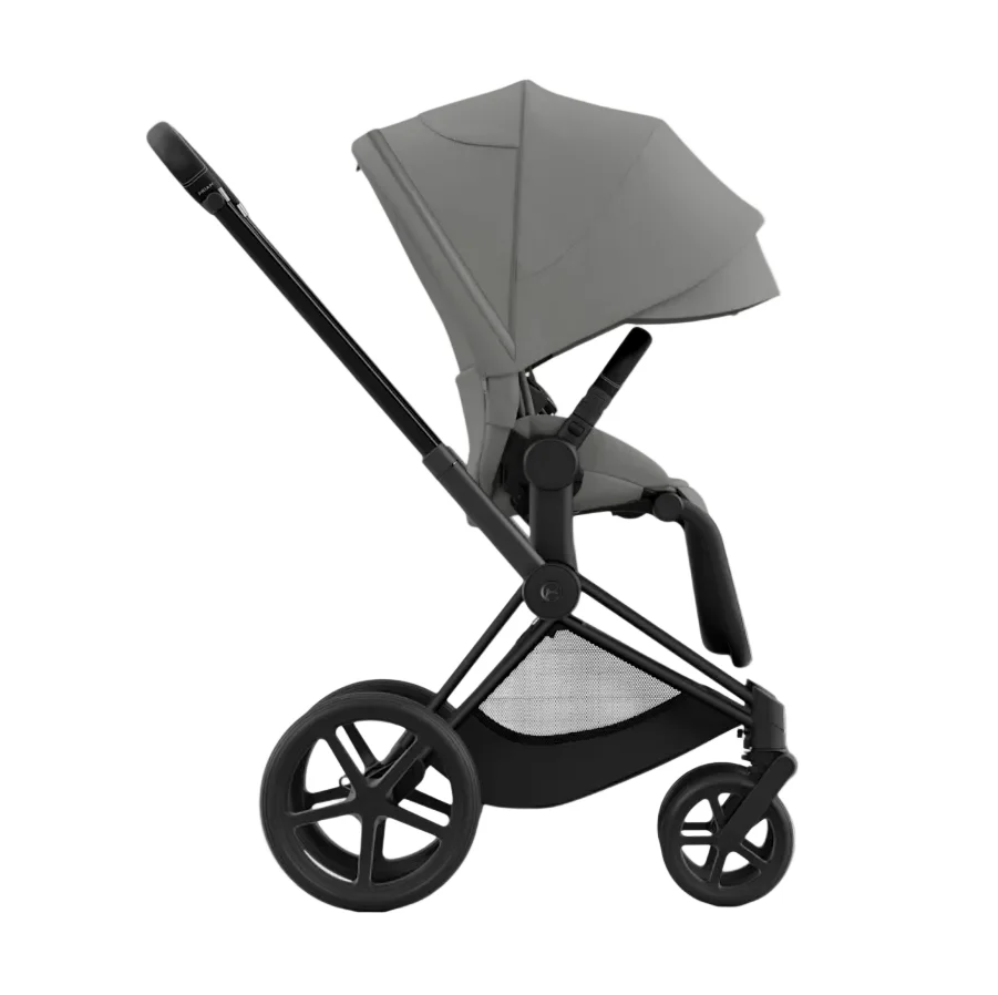 Cybex PRIAM Stroller, 2024, Matte Black, Mirage Grey - Image 3