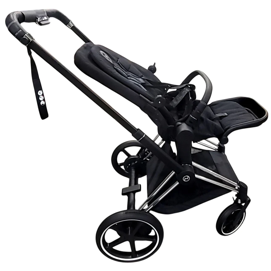 Cybex PRIAM Stroller, Chrome With Black Details, Sepia Black, 2024 - Image 2