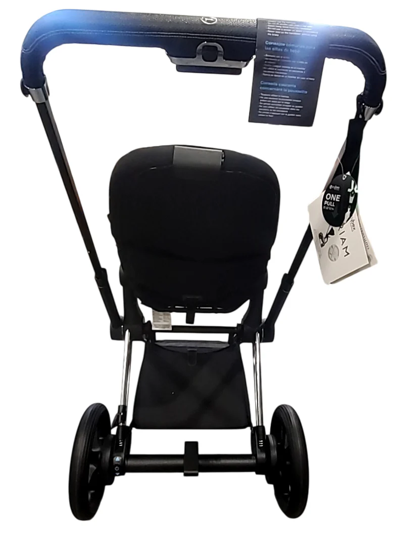 Cybex PRIAM Stroller, Chrome With Black Details, Sepia Black, 2024 - Image 4