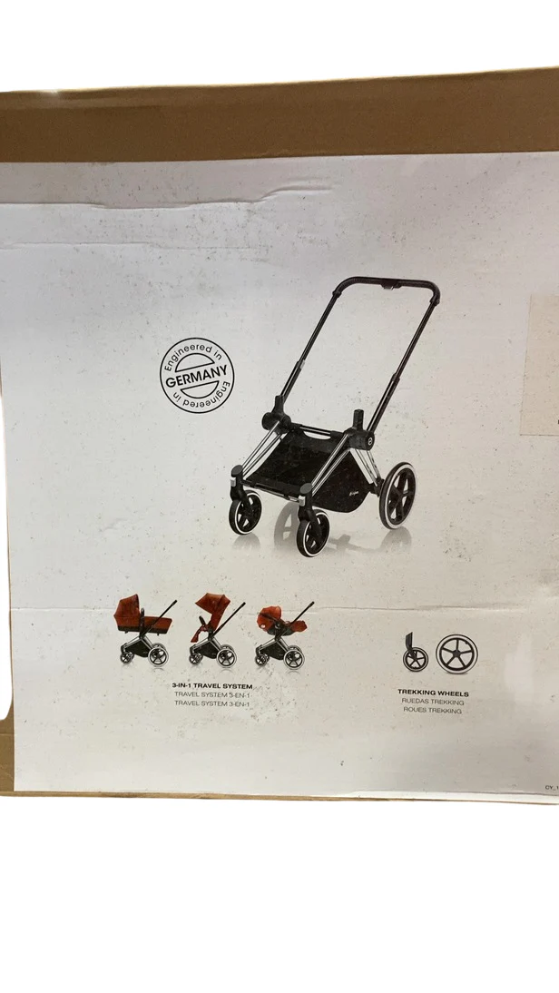 Cybex PRIAM Stroller Frame, 2017, Matte Black - Image 3