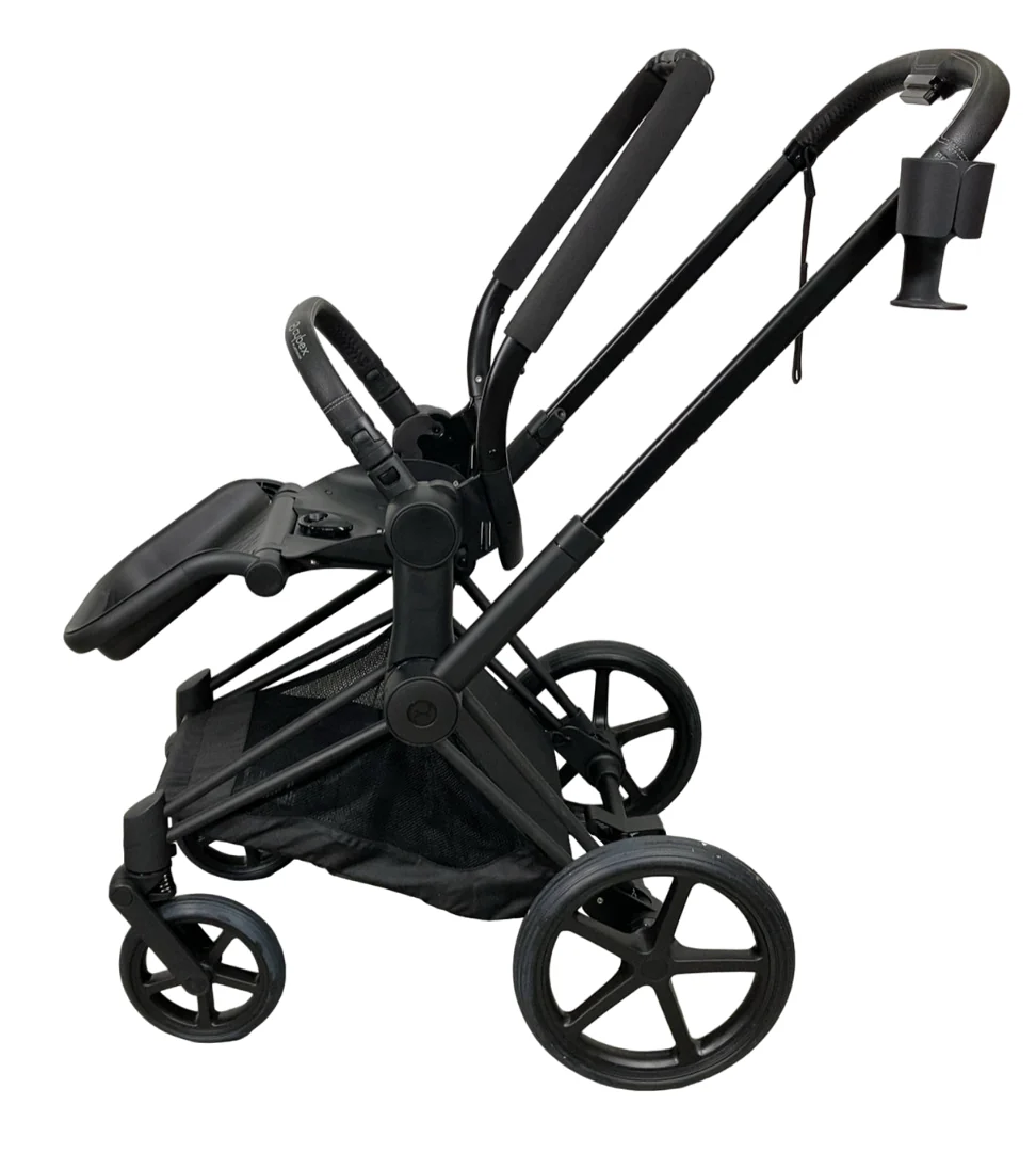 Cybex PRIAM Stroller Frame And Seat, 2022, Matte Black - Image 3