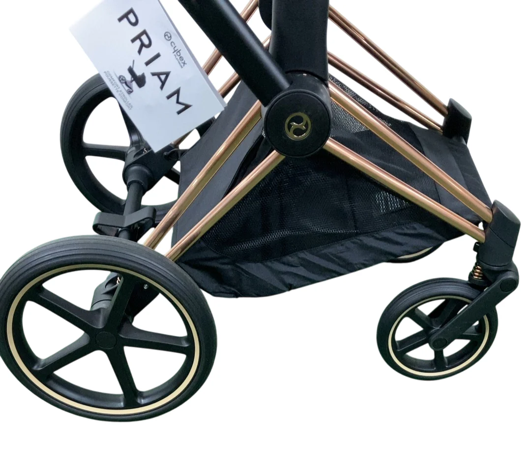 Cybex PRIAM Stroller Frame And Seat, 2024, Rose Gold - Image 4