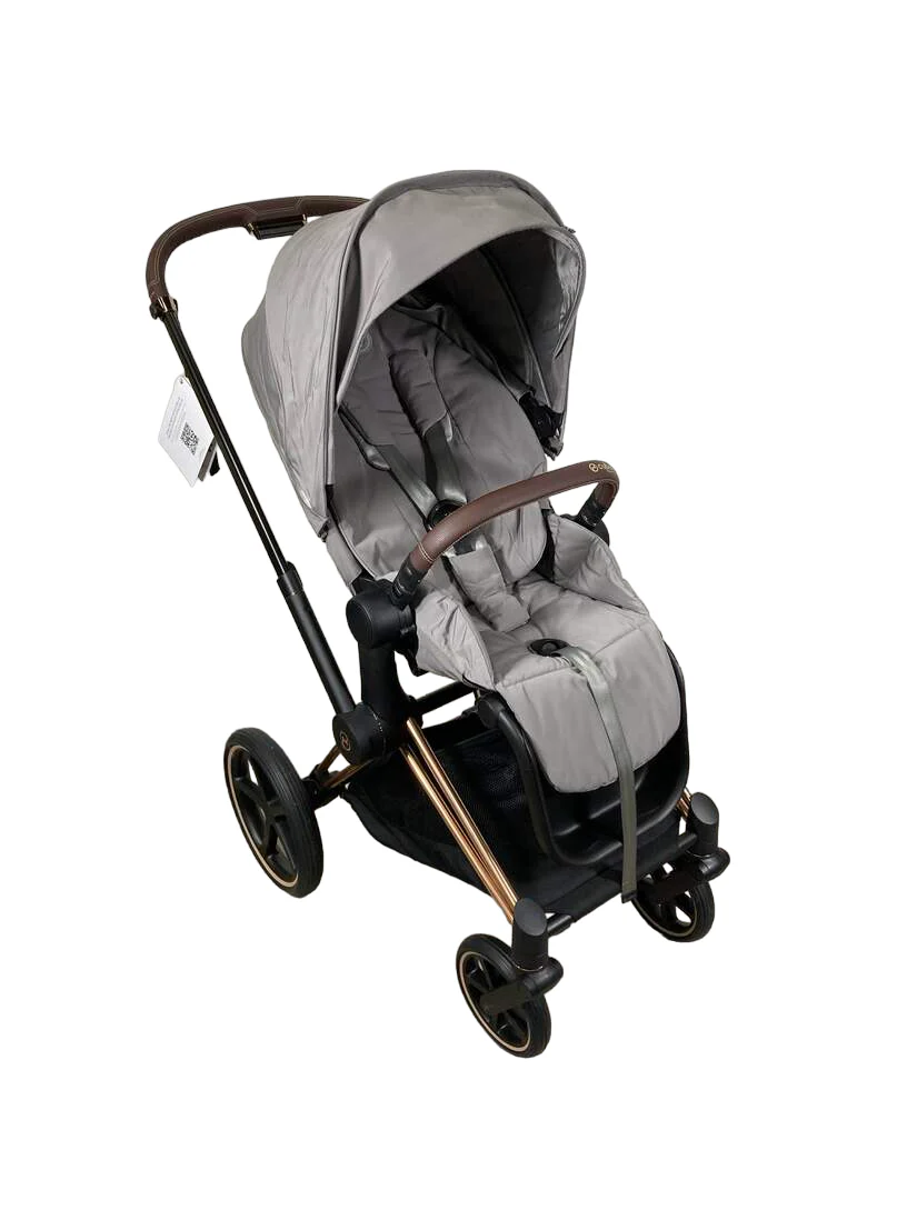 Cybex PRIAM Stroller, Rosegold, Soho Grey, 2022