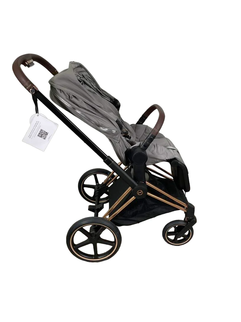 Cybex PRIAM Stroller, Rosegold, Soho Grey, 2022 - Image 3