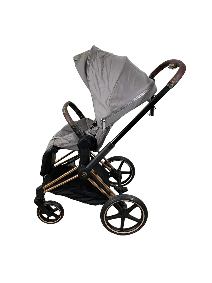 Cybex PRIAM Stroller, Rosegold, Soho Grey, 2022 - Image 4